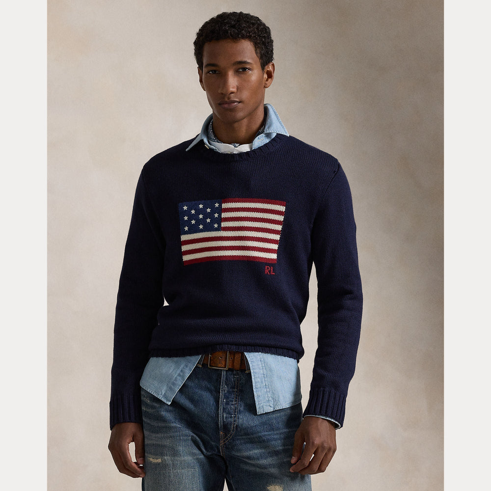 THE ICONIC FLAG SWEATER – Accessorio premium elegante
