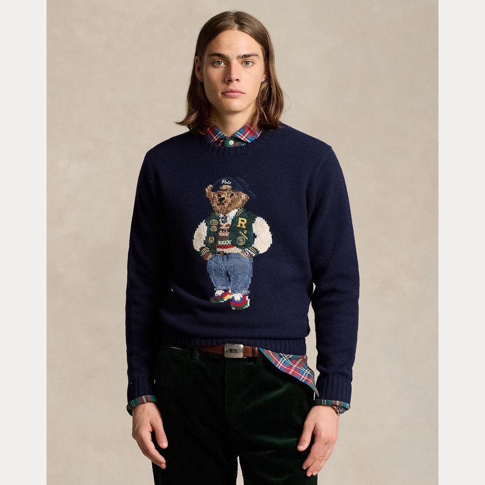 POLO BEAR WOOL-CASHMERE SWEATER – Accessorio premium elegante