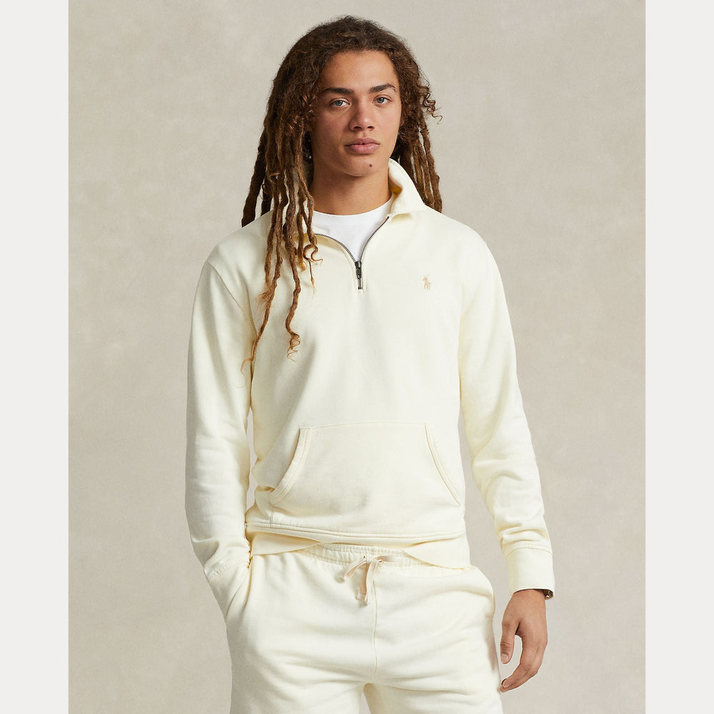 LOOPBACK FLEECE QUARTER-ZIP SWEATSHIRT – Accessorio premium elegante