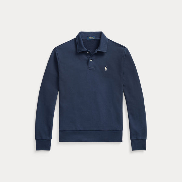 LOOPBACK FLEECE COLLARED SWEATSHIRT – Accessorio premium elegante
