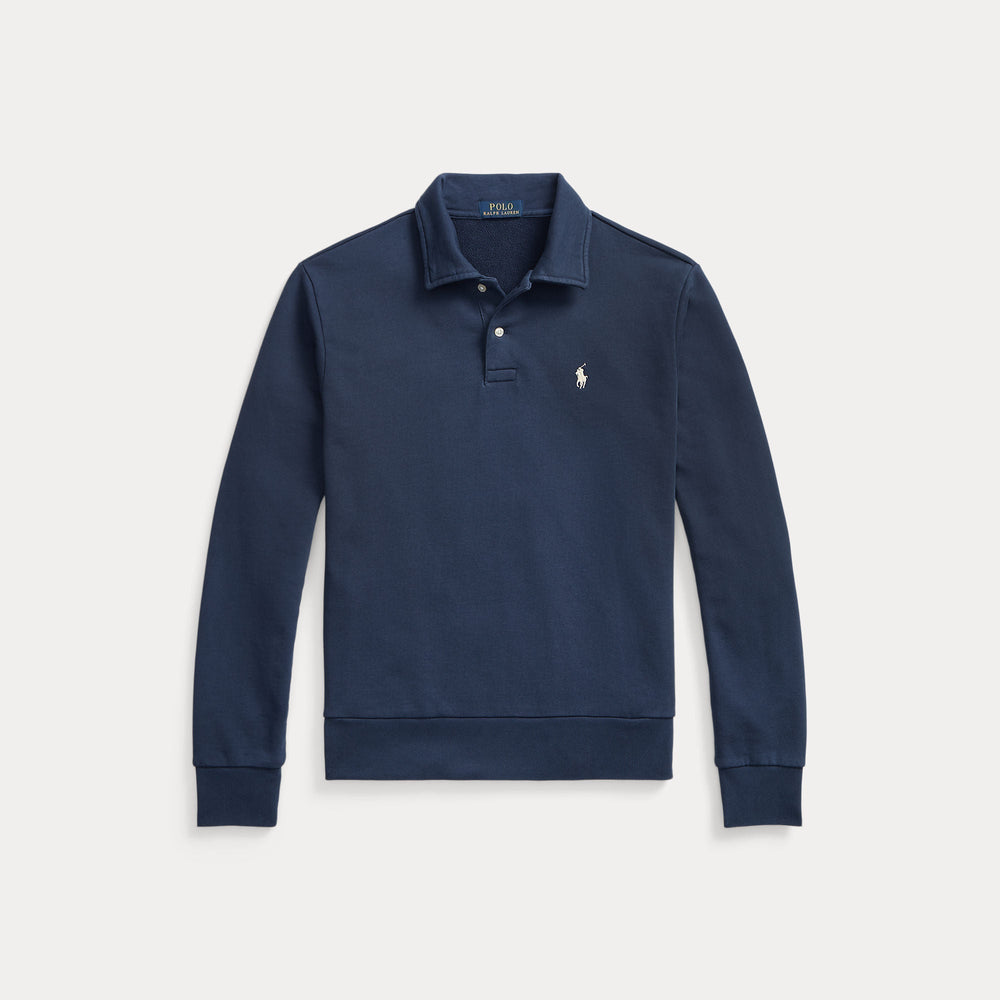 LOOPBACK FLEECE COLLARED SWEATSHIRT – Accessorio premium elegante