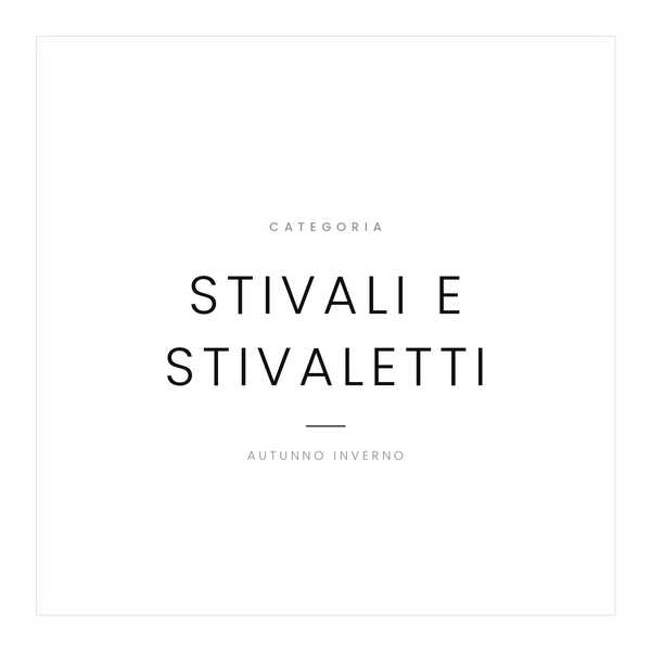 Stivali e stivaletti