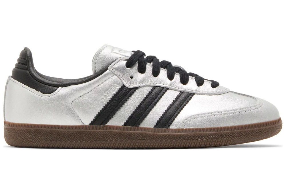 Adidas Samba 'Silver Metallic Black Gum' – Accessorio premium elegante