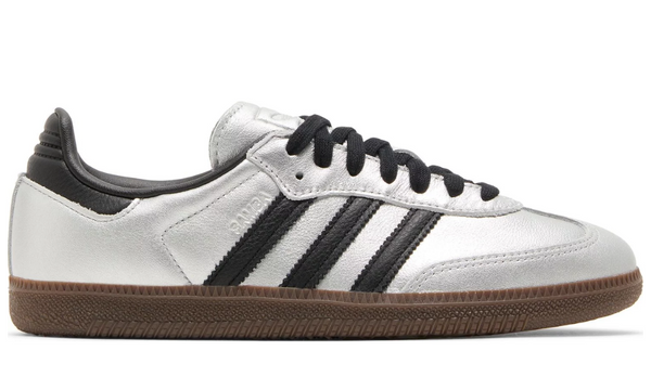 Adidas Samba 'Silver Metallic Black Gum' – Accessorio premium elegante