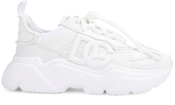 Dolce & Gabbana Leather Daymaster 'White' – Accessorio premium elegante