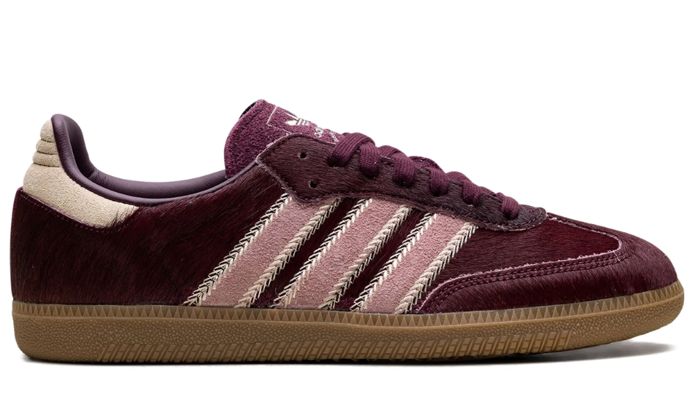 Adidas Samba OG "Maroon/Sand Strata/Pony" – Accessorio premium elegante