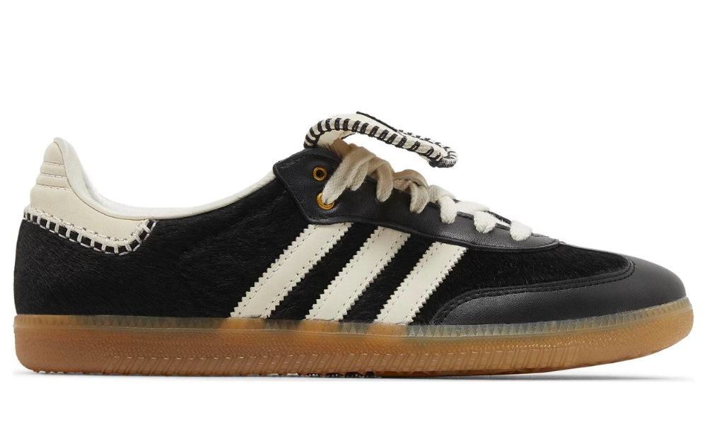 Adidas Samba Pony Tonal Low x Wales Bonner 'Core Black' – Accessorio premium elegante