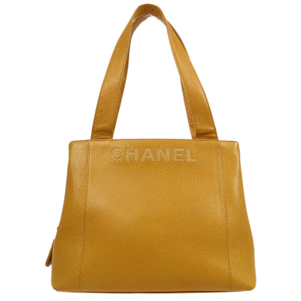CHANEL 1997-1999 Beige Caviar Tote – Accessorio premium elegante