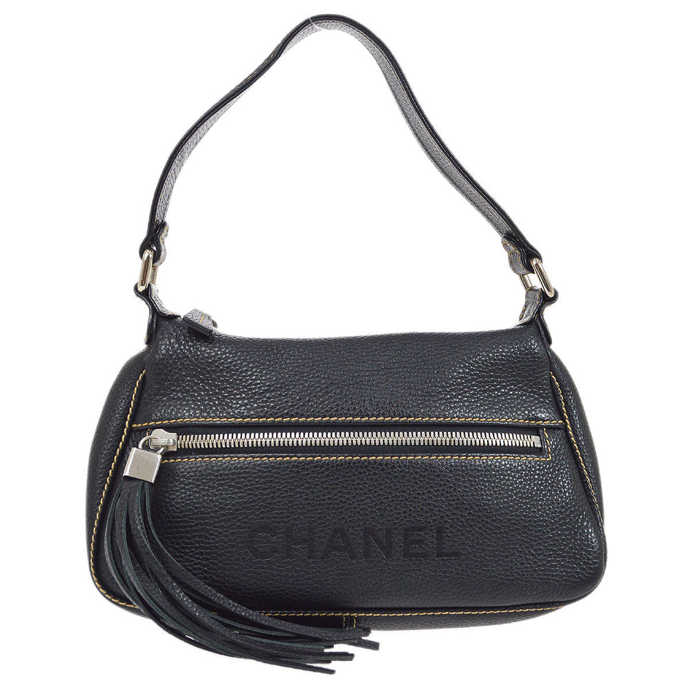 CHANEL 2001-2003 Black Caviar Hobo Bag – Accessorio premium elegante