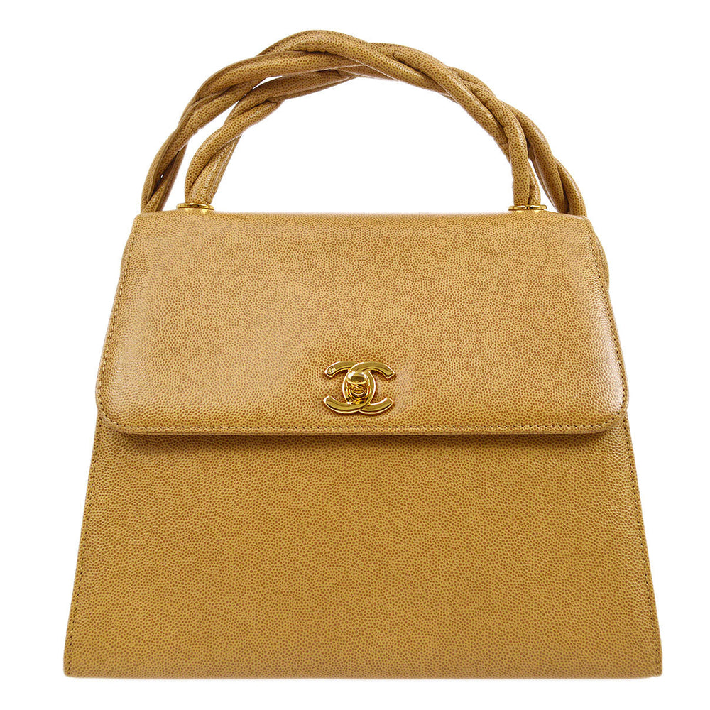 CHANEL 1999 Beige Caviar Trapezoid Shoulder Bag – Accessorio premium elegante
