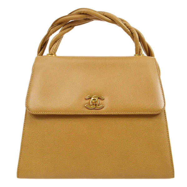 CHANEL 1999 Beige Caviar Trapezoid Shoulder Bag – Accessorio premium elegante