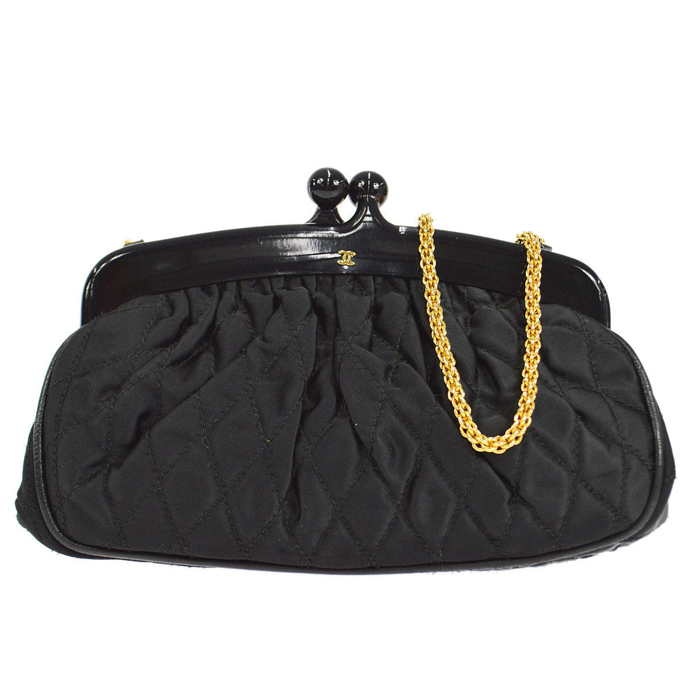 CHANEL 1986-1988 Kisslock Shoulder Bag Small – Accessorio premium elegante