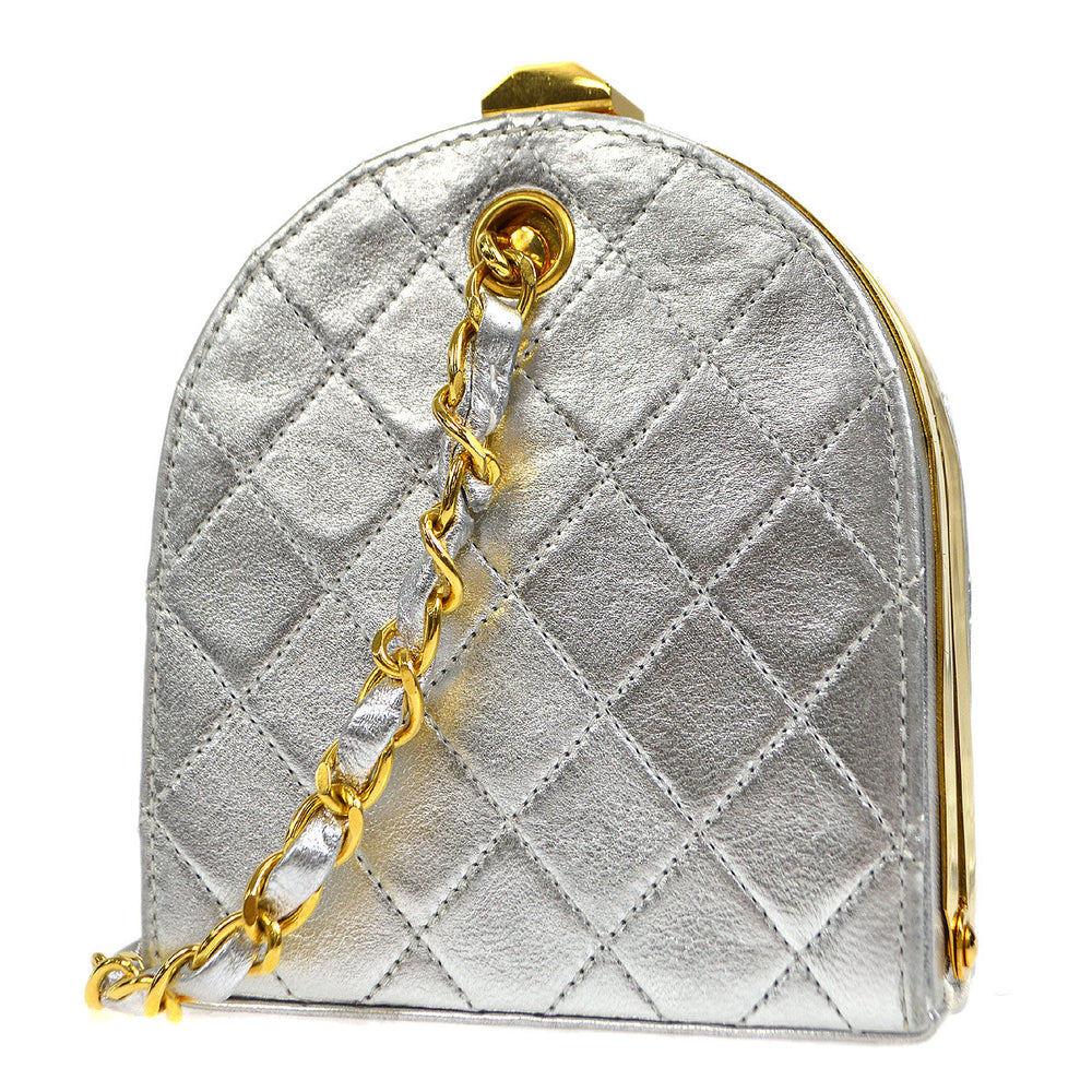 CHANEL 1989-1991 Kisslock Shoulder Bag Micro – Accessorio premium elegante