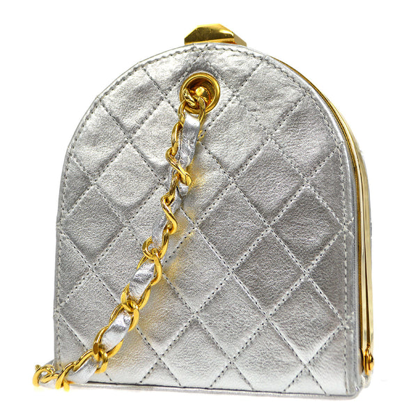 CHANEL 1989-1991 Kisslock Shoulder Bag Micro – Accessorio premium elegante
