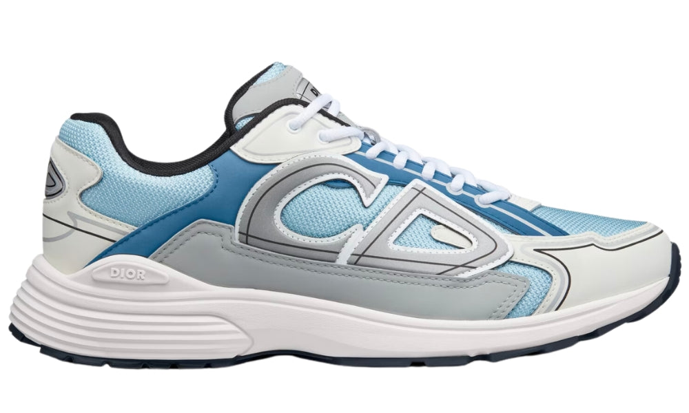 Dior B30 Light Blue Mesh and Blue, Gray and White Technical Fabric – Accessorio premium elegante