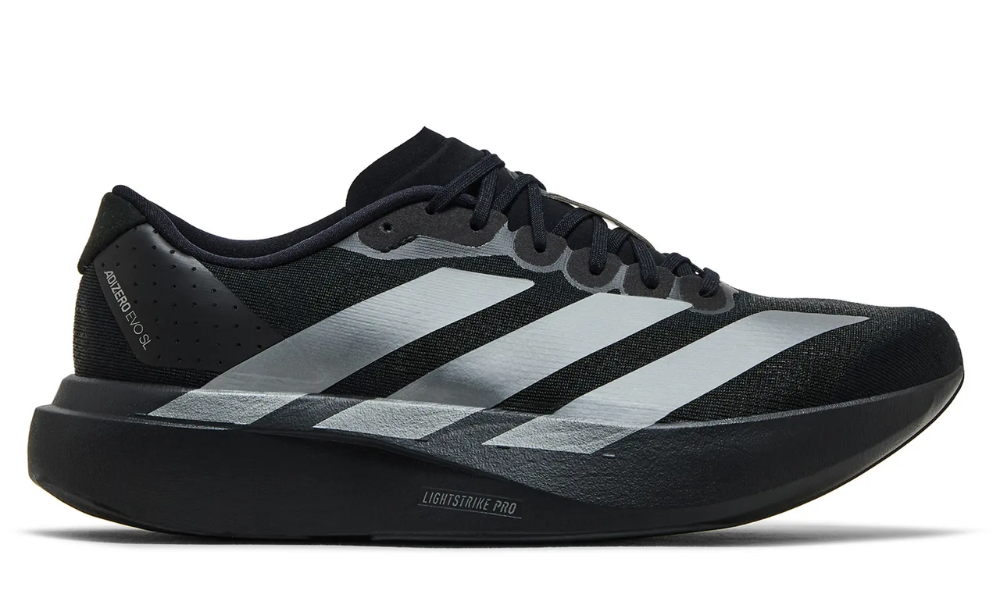 Adidas Adizero Evo SL 'Black Iron Metallic' – Accessorio premium elegante