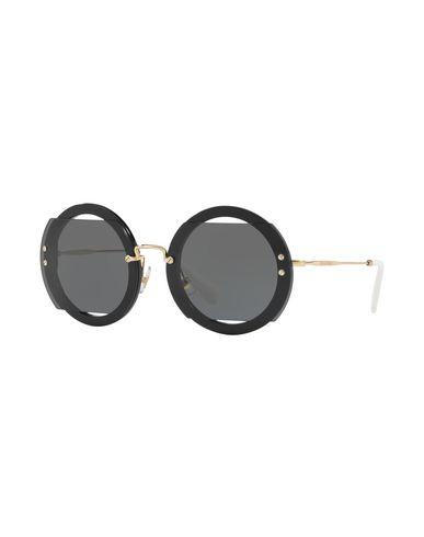 Miu Miu Women Sunglasses Black 63 mm – Accessorio premium elegante