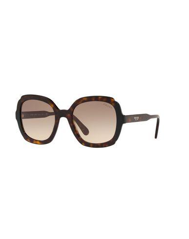 Prada Women Sunglasses Dark brown -- -- – Accessorio premium elegante