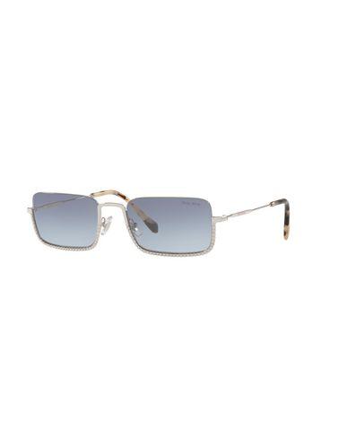 Miu Miu Women Sunglasses Silver 55 mm – Accessorio premium elegante