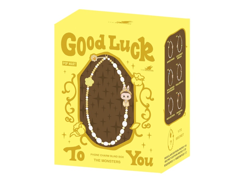Pop Mart Labubu The Monsters – Good Luck To You Phone Charm (Blind Box) – Accessorio premium elegante