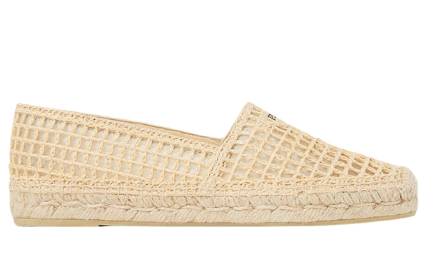 Prada Crochet espadrilles 'Natural' – Accessorio premium elegante