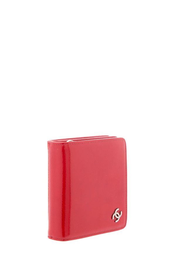 Chanel 2008/09  Red Patent Leather Wallet – Accessorio premium elegante