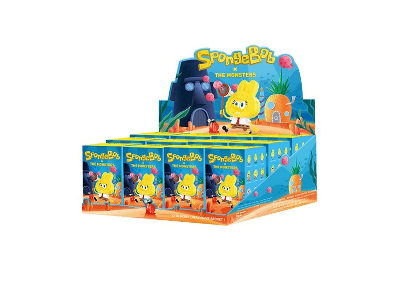 Pop Mart Labubu The Monsters Spongebob Series Sealed Case (12 Blind Box) – Accessorio premium elegante