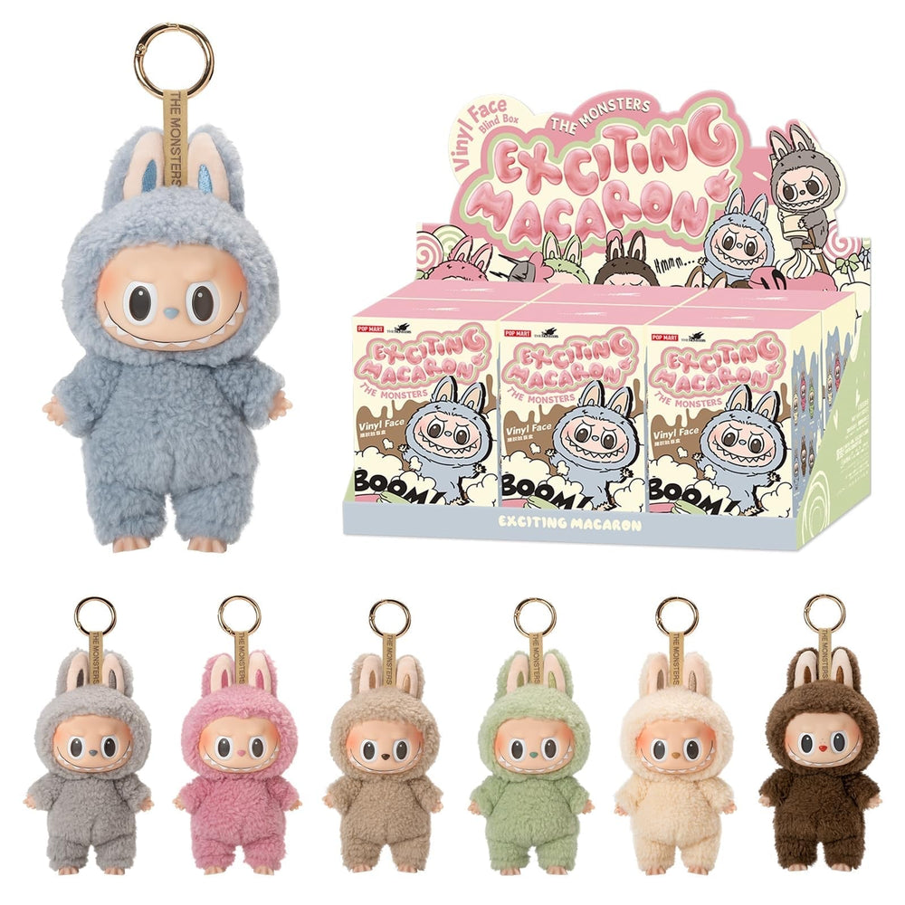 Pop Mart Labubu The Monsters Tasty Macarons Vinyl Face  (1 Blind Box) – Accessorio premium elegante