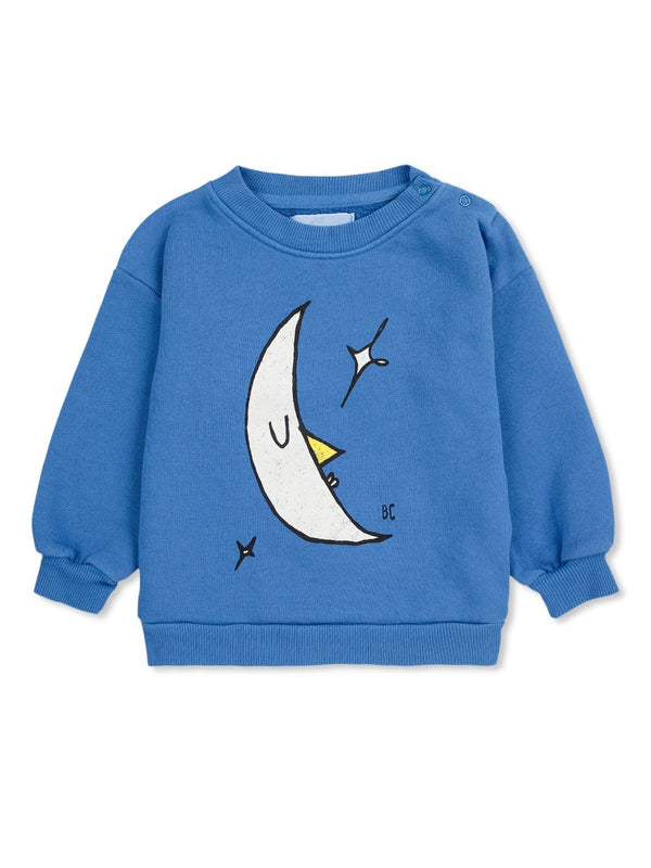 Felpa blu per neonati Baby Beneath The Moon Bobo Choses – Accessorio premium elegante