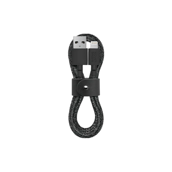 Native Union Belt Cable Ultra Strength Lightning to USB Cable 1.2m - Cosmos/Black – Accessorio premium elegante