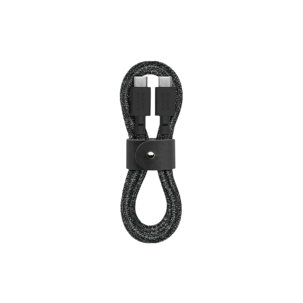 Native Union Belt Cable Ultra Strength USB-C to USB-C Cable 1.2m - Cosmos/Black – Accessorio premium elegante