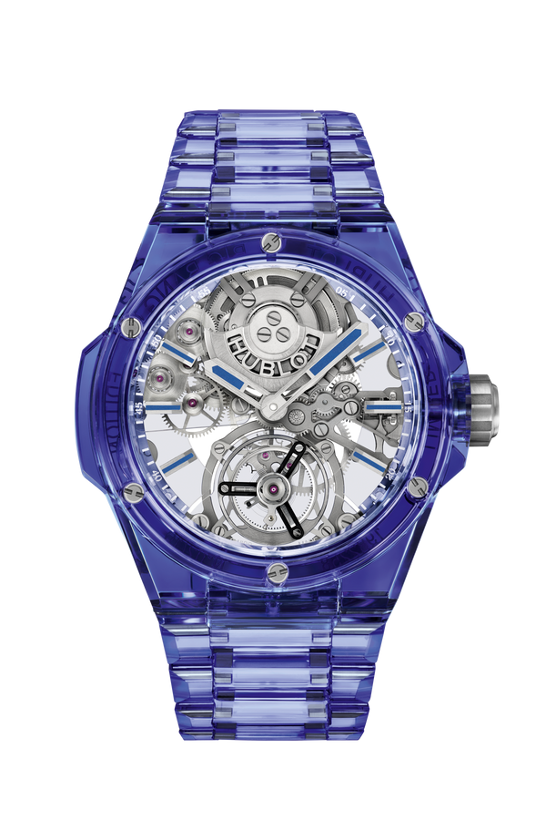 Hublot Big Bang Intergrated Tourbillon Full Blue Sapphire 43mm – Accessorio premium elegante