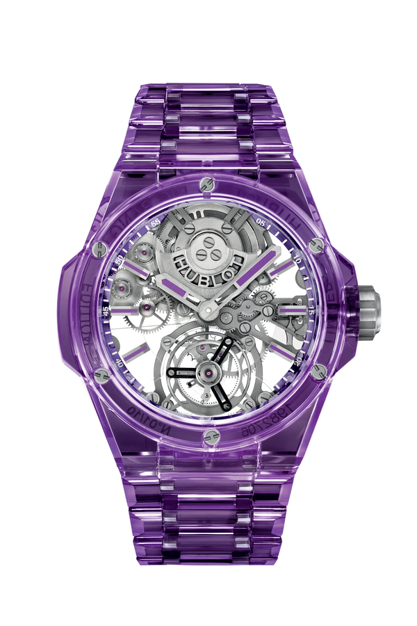 Hublot Big Bang Intergrated Tourbillon Full Purple Sapphire 43mm – Accessorio premium elegante