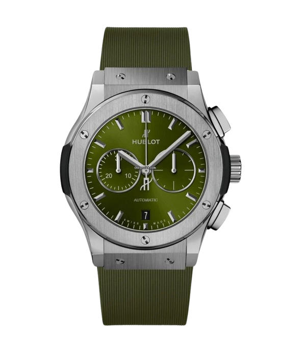 Hublot Classic Fusion Chronograph Titanium Green – Accessorio premium elegante
