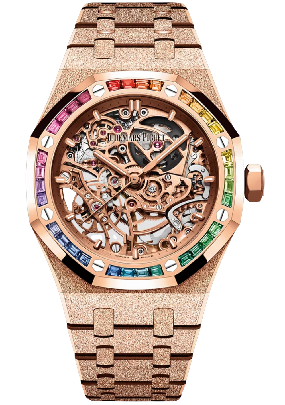 Audemars Piguet Royal Oak Frosted Gold Double Balance Wheel Openworked – Accessorio premium elegante