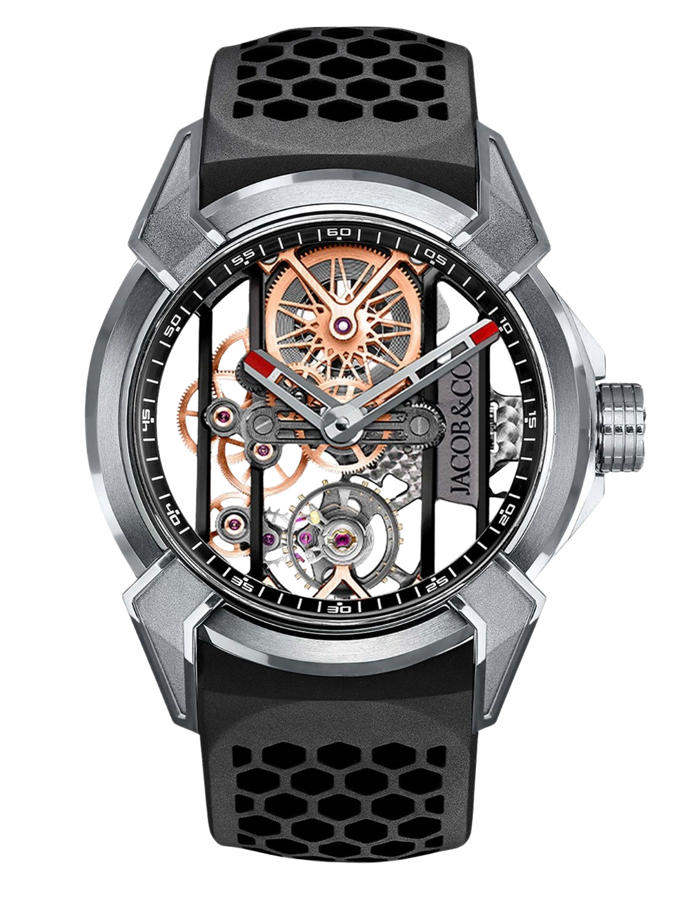 Jacob & Co. Epic X Skeleton - Black Titanium – Accessorio premium elegante