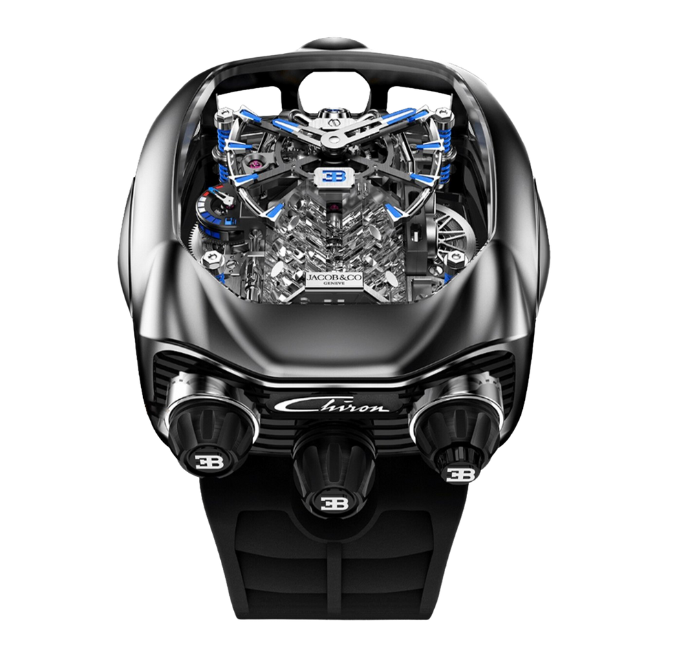 Jacob & Co. Bugatti Chiron Tourbillon - Titanium – Accessorio premium elegante