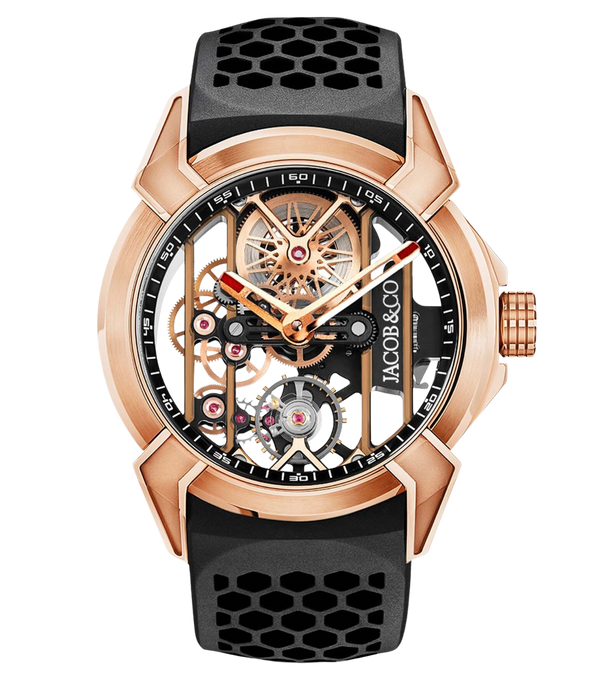 Jacob & Co. Epic X Skeleton - Rose Gold – Accessorio premium elegante