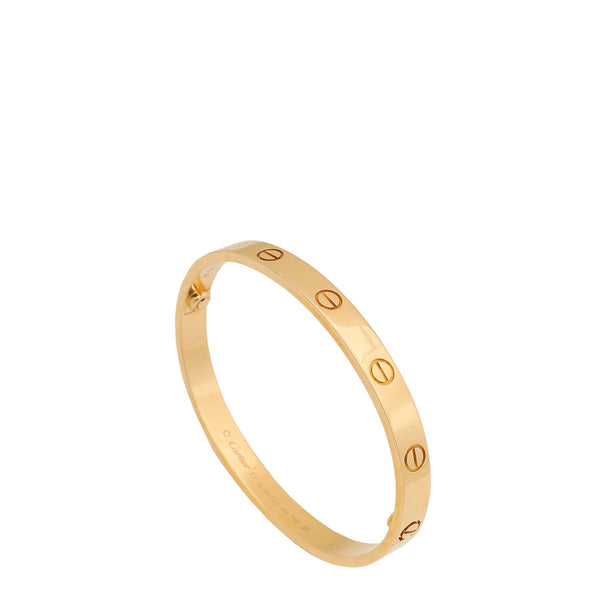 Cartier 18K Pink Gold Love Classic Bracelet 17 – Accessorio premium elegante