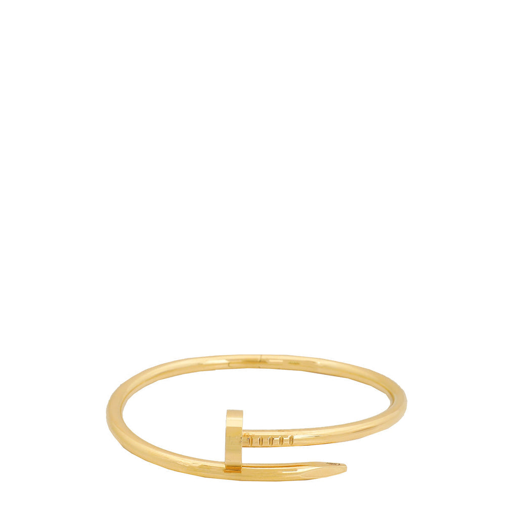 Cartier 18K Yellow Gold Juste Un Clou Bracelet 16 – Accessorio premium elegante
