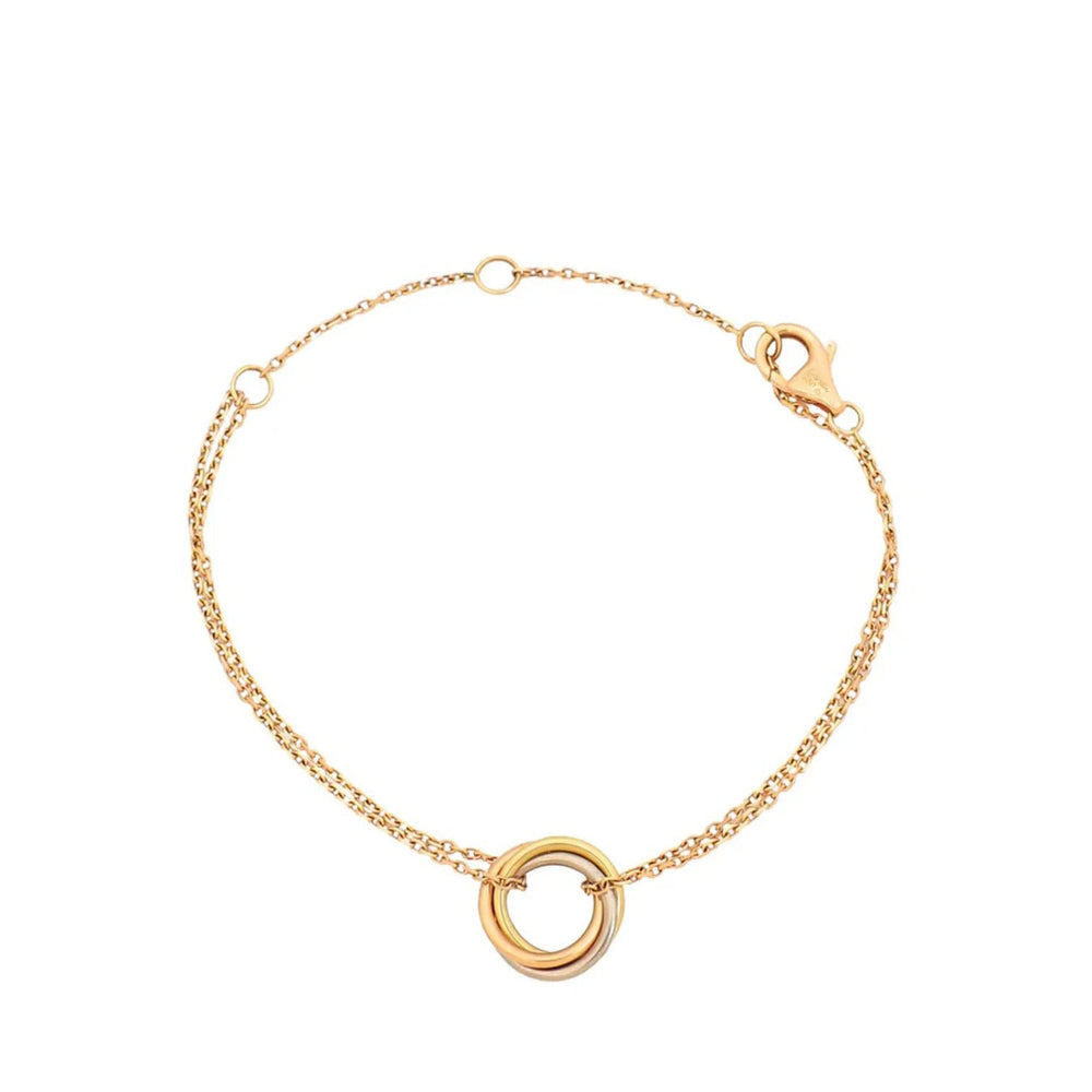 Cartier 18K Trinity Gold Bracelet, On Chain – Accessorio premium elegante