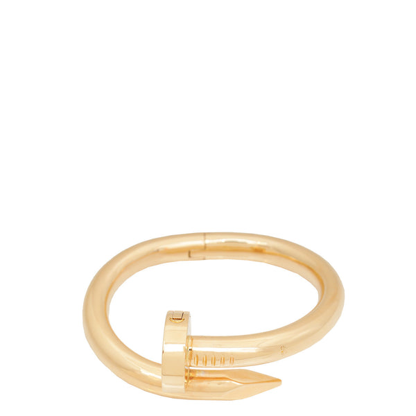 Cartier 18K Pink Gold Juste Un Clou Large Model Bracelet 16 – Accessorio premium elegante