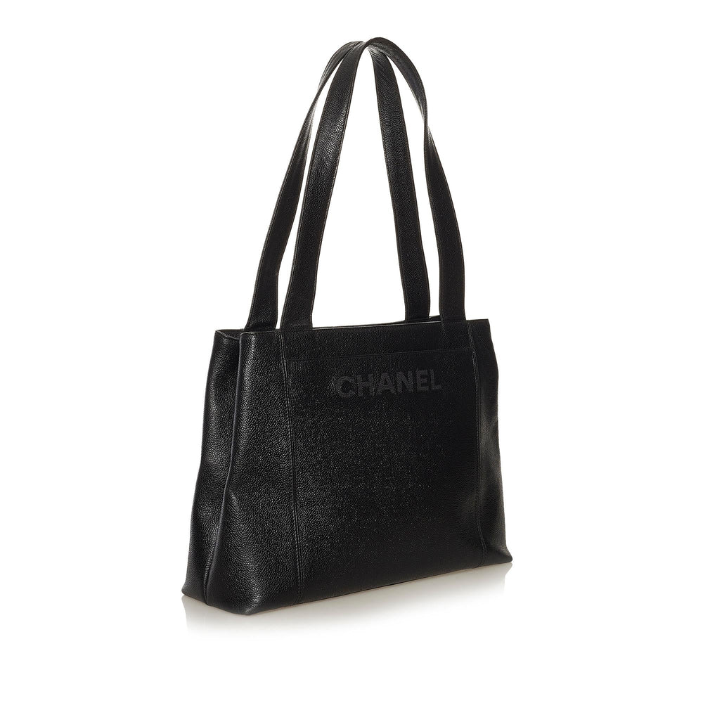 Chanel 1998 Debossed Caviar Leather Tote Bag (SHG-34525) – Accessorio premium elegante