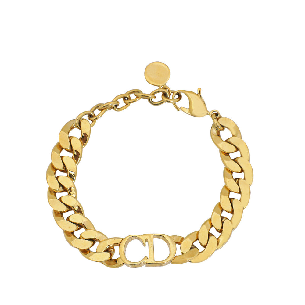 Christian Dior Gold 30 Montaigne Bracelet – Accessorio premium elegante