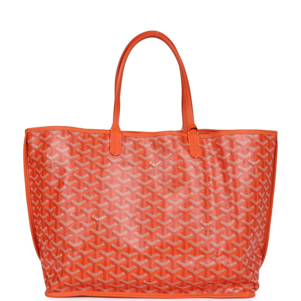Goyard Anjou PM Orange Goyardine Canvas Palladium Hardware – Accessorio premium elegante