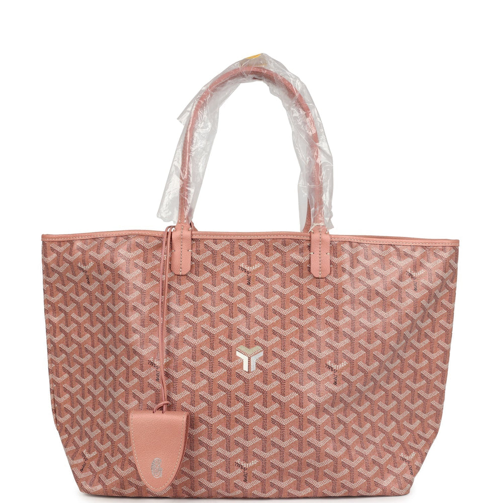 Goyard Goyardine Pearly Coral St. Louis PM Tote Bag Palladium Hardware – Accessorio premium elegante