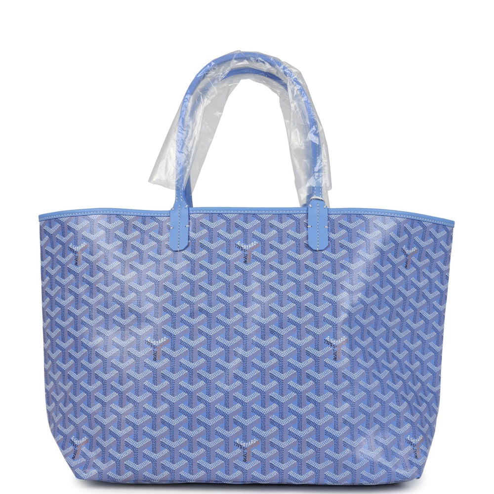 Goyard Goyardine Iris St. Louis PM Tote Bag Palladium Hardware – Accessorio premium elegante