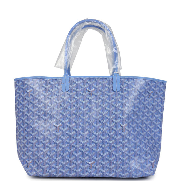 Goyard Goyardine Iris St. Louis PM Tote Bag Palladium Hardware – Accessorio premium elegante