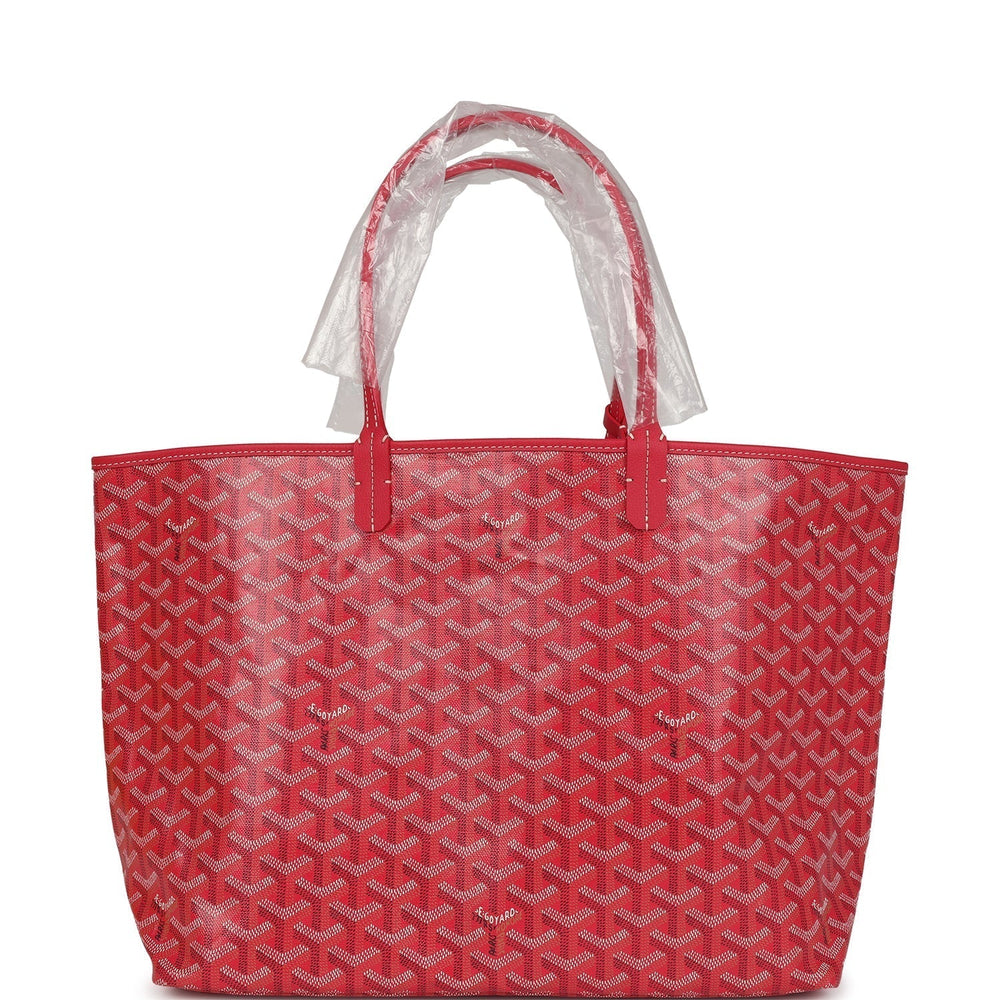 Goyard Goyardine Fuchsia St. Louis PM Tote Bag Palladium Hardware – Accessorio premium elegante