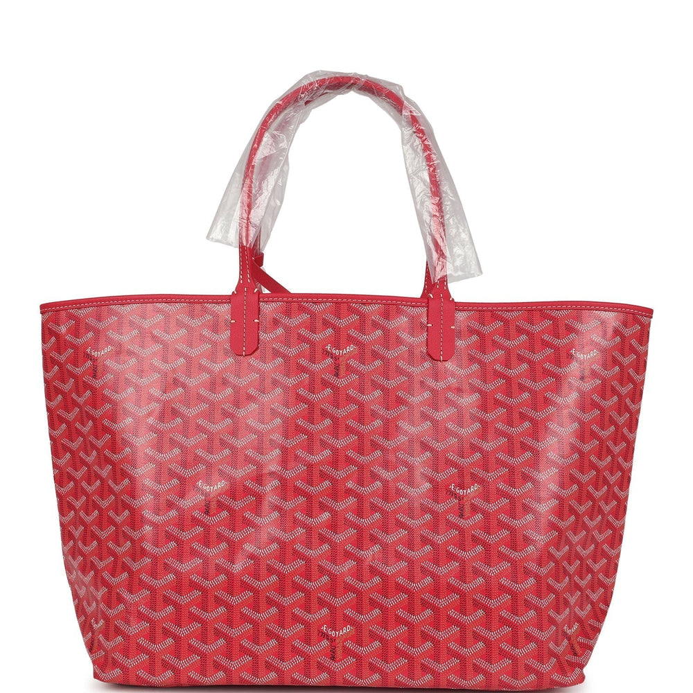 Goyard Goyardine Fuchsia St. Louis PM Tote Bag Palladium Hardware – Accessorio premium elegante